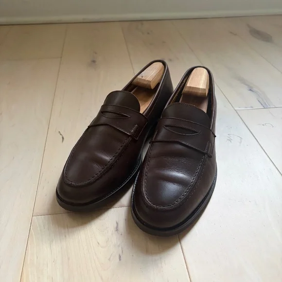 Jack Erwin | Carmine Penny Loafer (Brown Full Grain) - Picture 2 of 5